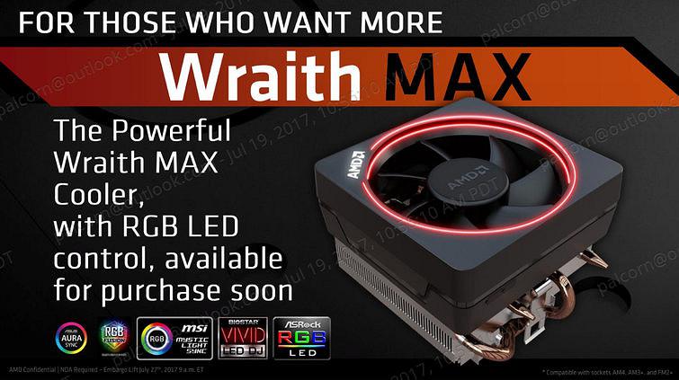 AMD Wraith Max теперь можно купить отдельно от процессора