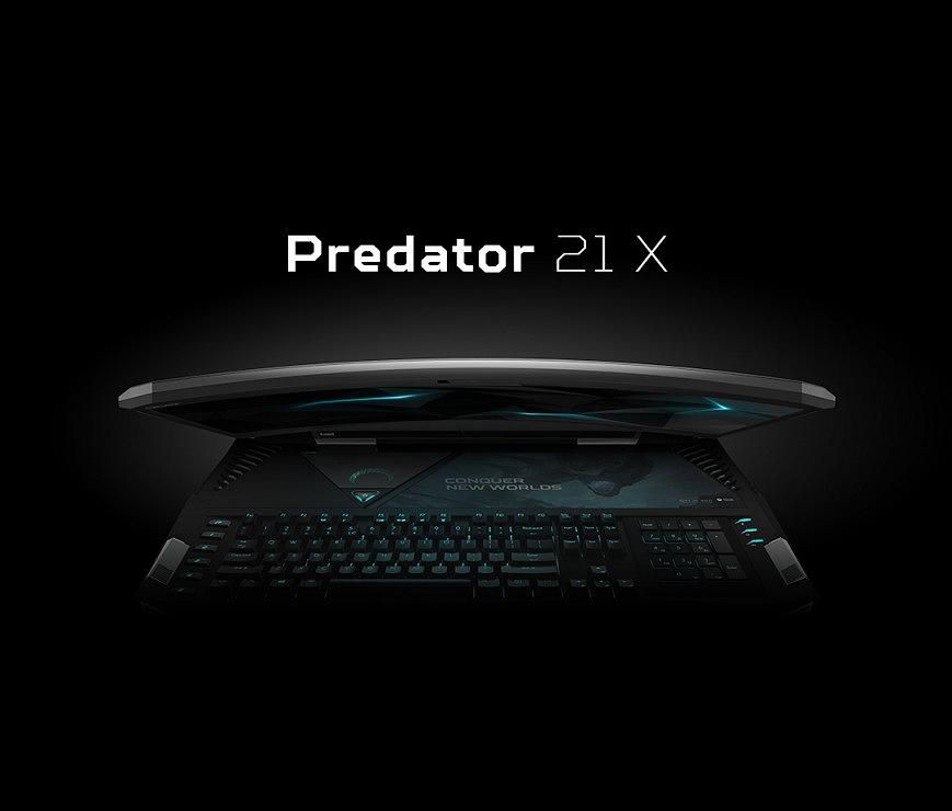 В России начались продажи игрового ноутбука Acer Predator 21 Х за 699 990 р.