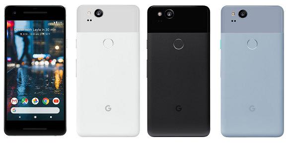 Рендеры смартфонов Google Pixel 2 и Pixel 2 XL опубликованы для прессы