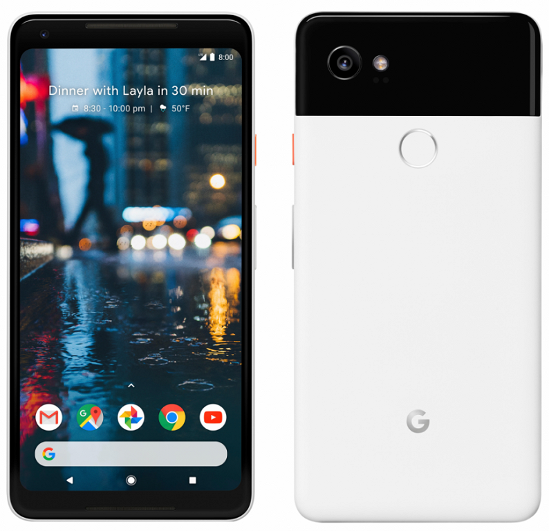 Рендеры смартфонов Google Pixel 2 и Pixel 2 XL опубликованы для прессы