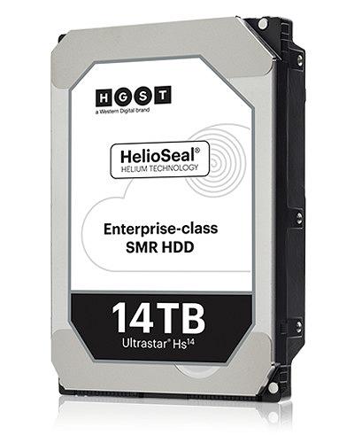 WD представила первый в мире жесткий диск 14 ТБ HGST Ultrastar Hs14 