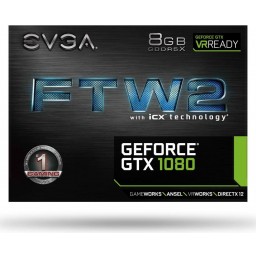 Видеокарта EVGA GeForce GTX 1080 FTW2 GAMING 8192Mb (08G-P4-6686-KR) - 6