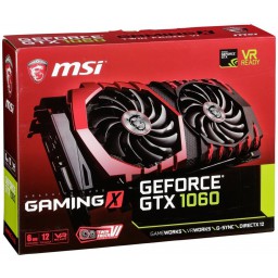 Видеокарта MSI GeForce GTX 1060 GAMING X 6G - 14