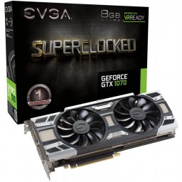 Видеокарта nVidia GeForce GTX1070 EVGA SC GAMING ACX 3.0 PCI-E 8192Mb (08G-P4-6173-KR) - 6