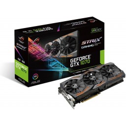 Видеокарта nVidia GeForce GTX 1070 ASUS ROG PCI-E 8192Mb (STRIX-GTX1070-O8G-GAMING) - 8