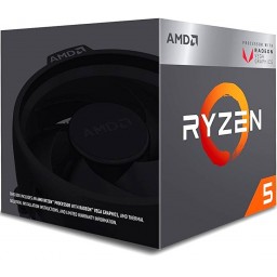 Процессор AMD RYZEN 5 2400G BOX AM4 VEGA 11 APU Raven Ridge (YD2400C5FBBOX) - 2