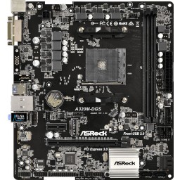 Материнская плата ASRock A320M-DGS - 1