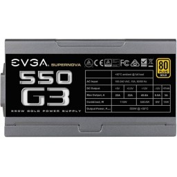 Блок питания 550W EVGA SuperNOVA G3 GOLD (220-G3-0550-Y2) - 2