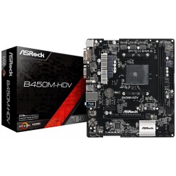Материнская плата ASRock AB450M-HDV mATX AM4 - 2