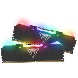 Оперативная память 16Gb 3200MHz Patriot Viper RGB 2x8Gb KIT CL16 DDR4  (PVR416G320C6K)  - 1