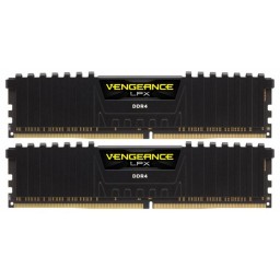 Оперативная память 16Gb 2400MHz Corsair Vengeance LPX 2x8Gb KIT CL16 DDR4 (CMK16GX4M2A2400C16)  - 1
