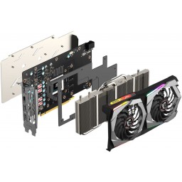 Видеокарта MSI GeForce GTX 1660 Ti GAMING X 6GB - 8