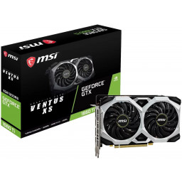 Видеокарта MSI GeForce GTX 1660 Ti VENTUS XS 6G OC 6GB - 1