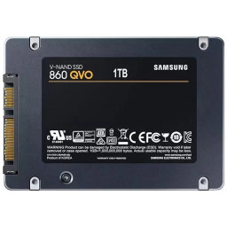 Твердотельный накопитель SSD 1Tb Samsung 860 QVO QLC SATA3 (MZ-76Q1T0BW) - 2