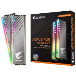 Оперативная память 16Gb 3200MHz Gigabyte Aorus RGB 2x8Gb KIT CL16 DDR4 - 5