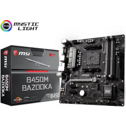 Материнская плата MSI B450M BAZOOKA V2 mATX AM4 - 1