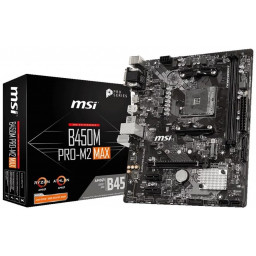 Материнская плата MSI B450M PRO-M2 MAX mATX AM4 - 1