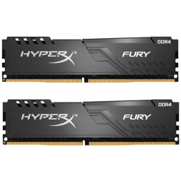 Оперативная память 16Gb 3200MHz Kingston HyperX Fury 2x8Gb KIT CL16 DDR4 (HX432C16FB3K2/16) - 1