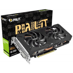 Видеокарта Palit GeForce GTX 1660 SUPER GamingPro 6GB OC GP (NE6166SS18J9-1160A) - 1
