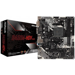 Материнская плата ASRock B450M-HDV R4.0 mATX AM4 - 1