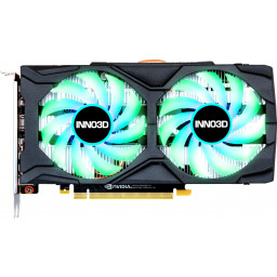 Видеокарта Inno3D GeForce GTX 1660 Ti Twin X2 OC RGB 6GB (N166T2-06D6X-1710VA15LB) - 2