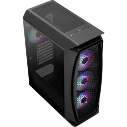 Корпус AeroCool Aero One Frost Black TG (FROST-G-BK-V1) - 3
