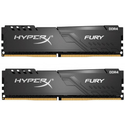 Оперативная память 32Gb 3200MHz Kingston HyperX Fury 2x16Gb KIT CL16 DDR4 (HX432C16FB3K2/32) - 1