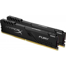 Оперативная память 16Gb 3000MHz Kingston HyperX Fury 2x8Gb KIT CL15 DDR4 (HX430C15FB3K2/16)  - 2