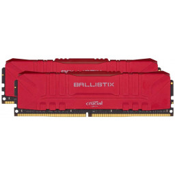 Оперативная память 16Gb 3200MHz Crucial Ballistix Black 2x8Gb KIT CL16 DDR4 (BL2K8G32C16U4R) - 1