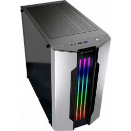 Корпус Cougar Gemini M Silver TG mATX - 3