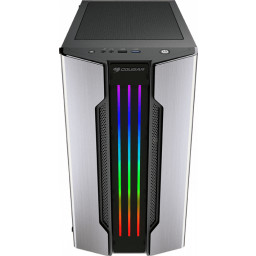 Корпус Cougar Gemini M Silver TG mATX - 4