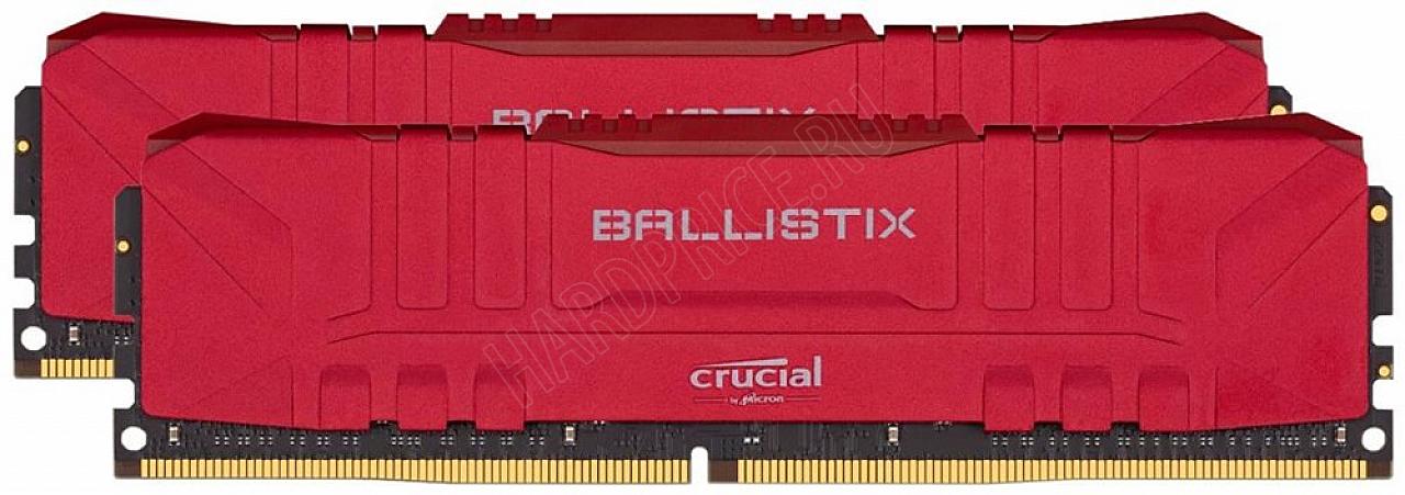 Купить оперативную память 32Gb 3600MHz Crucial Ballistix Red