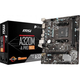 Материнская плата MSI A320M-A PRO MAX mATX AM4 - 4