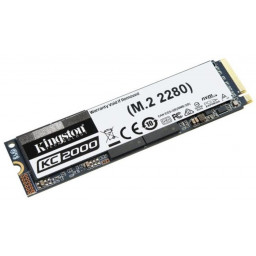 Твердотельный накопитель 250Gb SSD Kingston KC2000 NVMe M.2 (SKC2000M8/250G) - 1