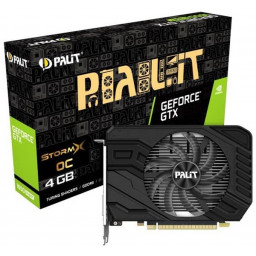 Видеокарта Palit GeForce GTX 1650 SUPER StormX 4G OC (NE6165SS18G1-166F) - 1