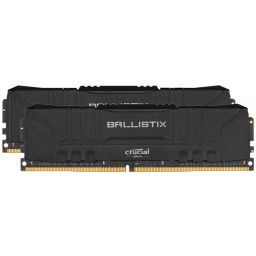 Оперативная память 32Gb 3000MHz Crucial Ballistix Black 2x16Gb KIT CL15 DDR4 (BL2K16G30C15U4B) - 1