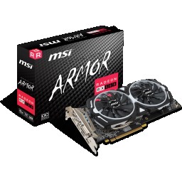 Видеокарта AMD (ATI) Radeon RX 580 MSI PCI-E 8192Mb (RX 580 ARMOR 8G OC) - 5