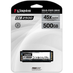 Твердотельный накопитель SSD 500Gb Kingston KC2500 NVMe M.2 (SKC2500M8/500G) - 1