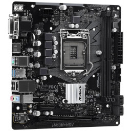 Материнская плата ASRock H410M-HDV mATX LGA1200 - 4