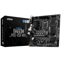 Материнская плата MSI B460M PRO-VDH WIFI mATX LGA1200 - 1