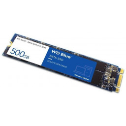 Твердотельный накопитель 500Gb SSD Western Digital Blue TLC M.2 (WDS500G2B0B) - 3
