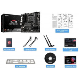 Материнская плата MSI B550M PRO-VDH WIFI mATX AM4 - 7