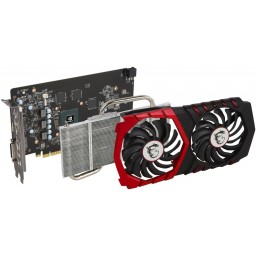Видеокарта nVidia GeForce GTX 1050 Ti MSI PCI-E 4096Mb (GTX 1050 Ti GAMING X 4) - 4
