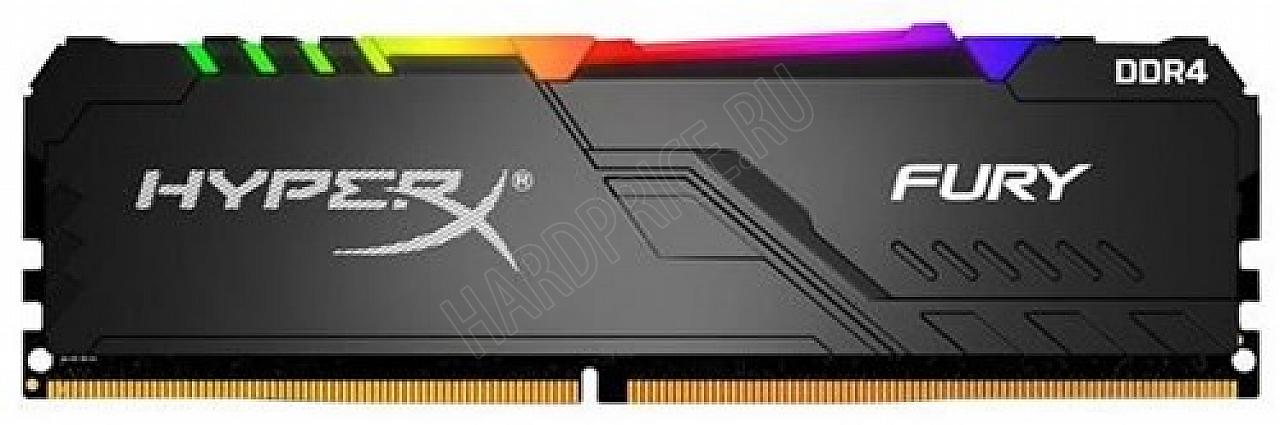 Купить оперативную память 16Gb 3200MHz Kingston HyperX Fury RGB