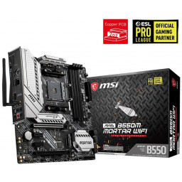 Материнская плата MSI MAG B550M MORTAR WIFI mATX AM4 - 5