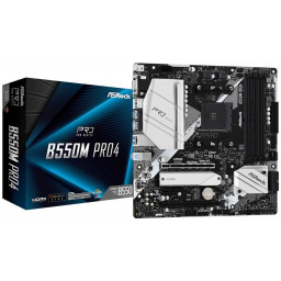 Материнская плата ASRock B550M Pro4 mATX AM4 - 4