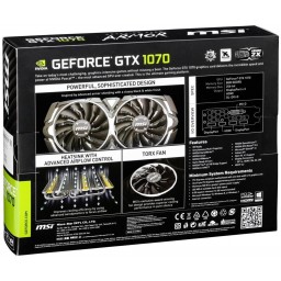 Видеокарта nVidia MSI GeForce GTX 1070 Armor 2X 8192Mb (GTX 1070 ARMOR 8G OC) - 11