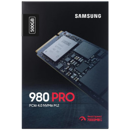 Твердотельный накопитель SSD 500Gb Samsung 980 Pro NVMe M.2 (MZ-V8P500BW)    - 5