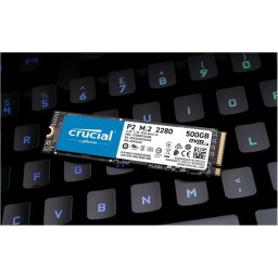 Твердотельный накопитель SSD 500Gb Crucial P2 CT500P2SSD8 NVMe M.2 - 1
