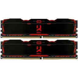 Оперативная память 16Gb DDR4 3200MHz GOODRAM IRDM X 2x8Gb KIT CL16 DDR4 (IR-X3200D464L16S/16GDC) - 1